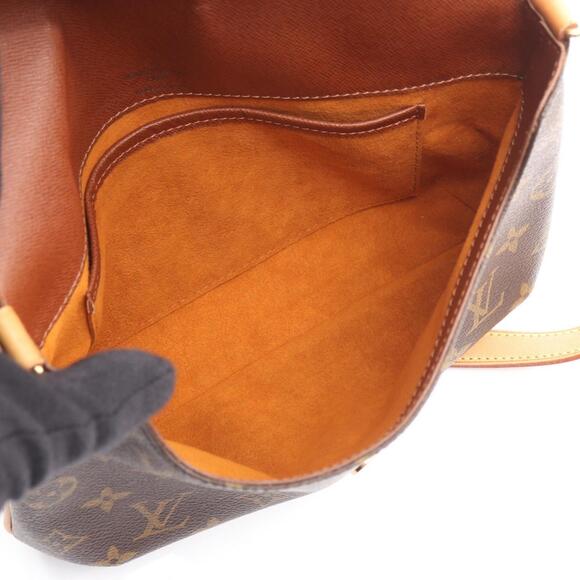 LOUIS VUITTON Brown Monogram Leather Shoulder Bag - Picture 3 of 12